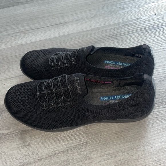 Sketchers air cooled memory foam slip on shoes 7 - Picture 2 of 7